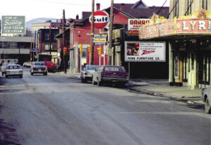 The Double-Barrelled Detective Story premiered at The Lyric Theatre, or “Bug House,” at 513 Franklin Street in Johnstown. The building is long gone, having been demolished to make way for the Route 56 overpass. The Artique Gallery, Johnstown