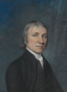 This three-quarter portrait of Joseph Priestley was drawn in pastel on paper by James Sharples ( c.1751-1811) in 1797, three years after Priestley arrived in America. National Portrait Gallery, Smithsonian Institution