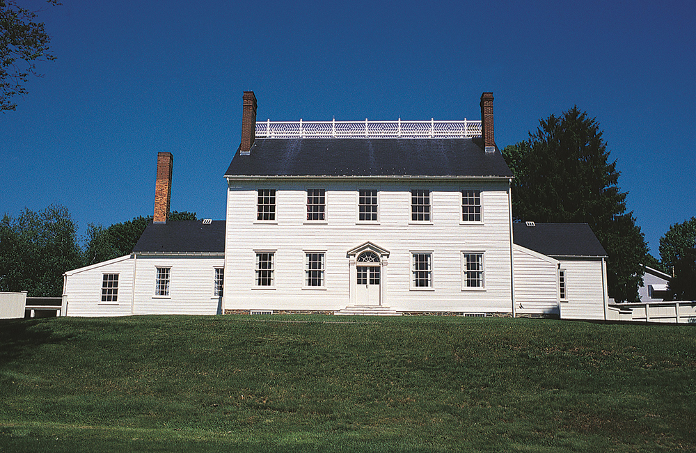 Joseph Priestley House in Northumberland. Photo, Pennsylvania Historical & Museum Commission