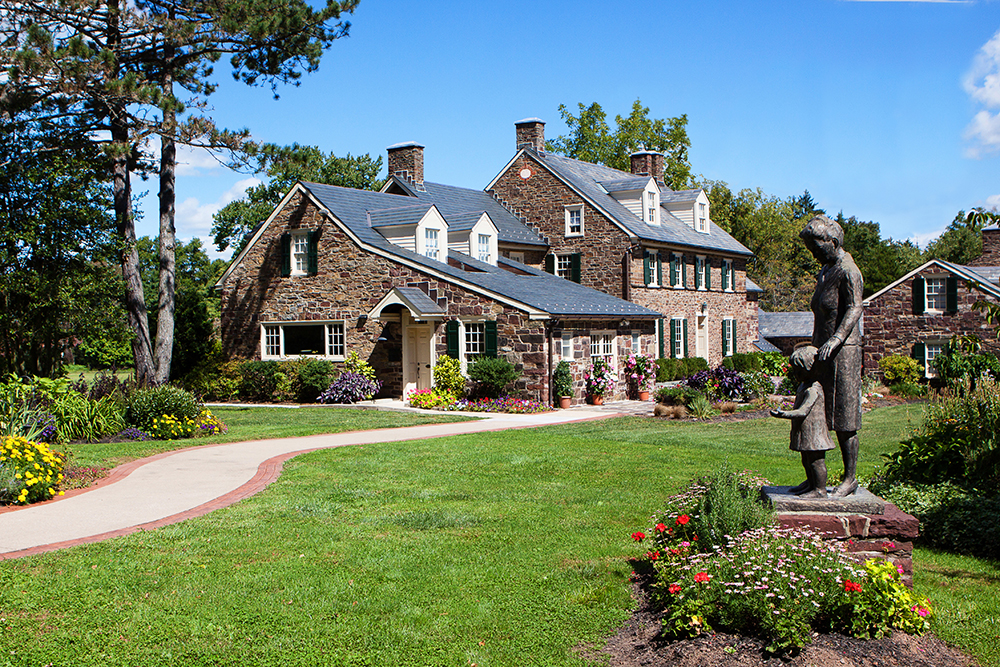 Pearl S. Buck purchased this house at Green Hills Farm in 1933 and lived there for 40 years. Pearl S. Buck International / Aaron Mitchell Photography