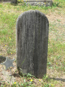 The oldest and last surviving wooden gravemarker in the Pennsylvania Dutch cultural region was formerly located at Bern Cemetery and Historic Graveyard in Bern Township, Berks County. The gravemarker was placed in the late 19th century and stood until 2020, when it was donated to the Pennsylvania German Cultural Heritage Center at Kutztown University. Students and staff made a white wooden gravemarker to replace the original. Photos, Patrick J. Donmoyer
