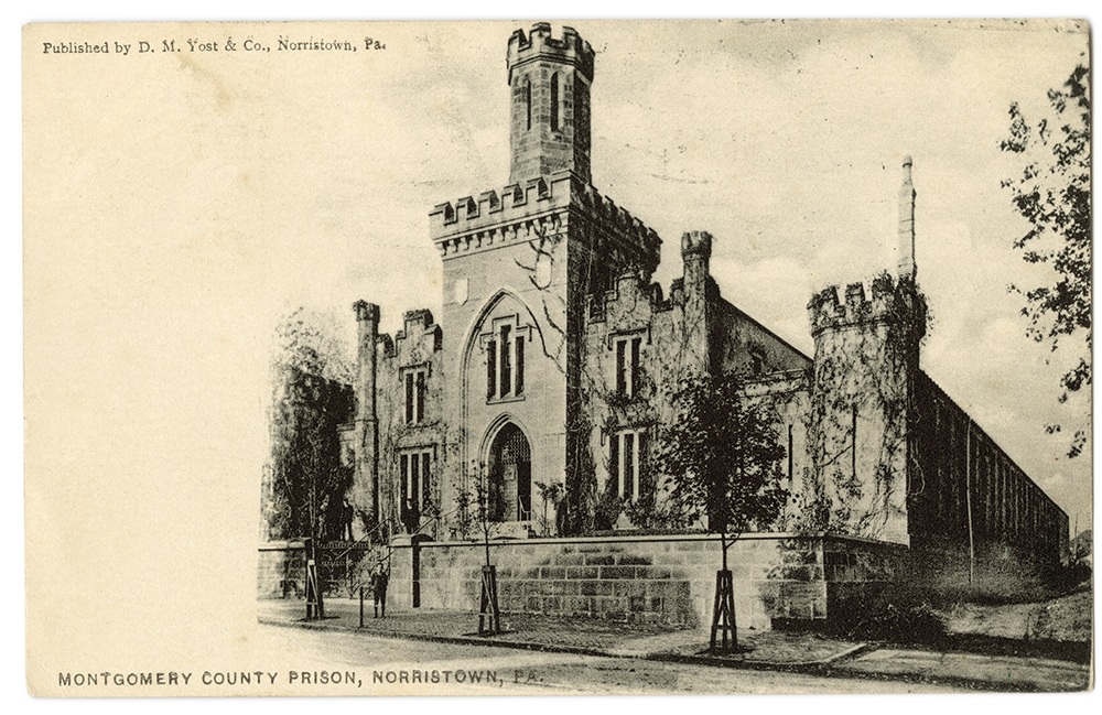 Montgomery County Prison, Norristown. Pennsylvania State Archives, MG-213