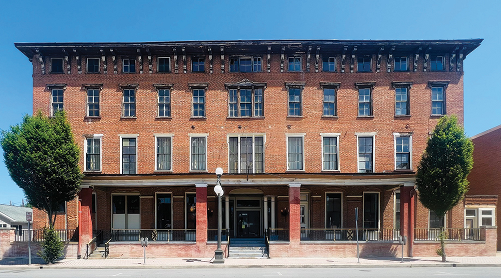 Standing for 170 years, the Fallon hotel is a local icon and part of Lock Haven’s history. Pennsylvania State Historic Preservation Office