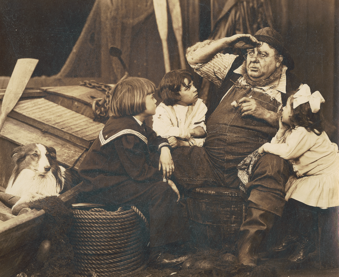 The Yarn of the Nancy Belle featured future Hollywood screenwriter Albert Hackett as the young boy in the sailor suit. Free Library of Philadelphia