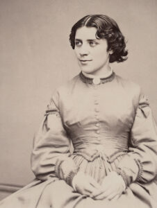Carte de visite of Anna Elizabeth Dickinson, circa 1860. Library of Congress, Prints and Photographs Division