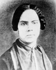 Once a resident and teacher in Pennsylvania, Mary Ann Shadd moved to Ontario and established the weekly newspaper Provincial Freeman in 1853. She worked with PAS as part of the Underground Railroad to help enslaved African Americans navigate the course to freedom. Library and Archives Canada, Mary Ann Shadd Cary Collection, c029977