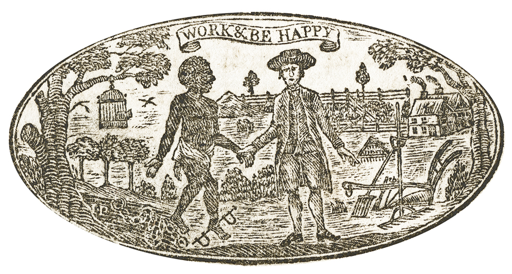 The seal of the Pennsylvania Society for Promoting the Abolition of Slavery. Collection of the Historical Society of Pennsylvania