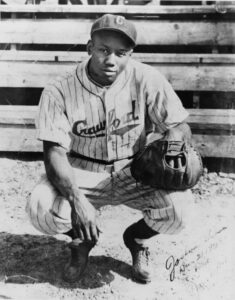 Josh Gibson played for the Homestead Grays in 1930–31 before moving to the Pittsburgh Crawfords, 1932–36. He would return the Grays in 1937 and, with the exception of a year in the Mexican League, he would continue with the Grays until his untimely death in 1947. Courtesy of the National Baseball Hall of Fame and Museum
