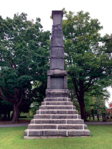 The Lafayette memorial stands today without the 12-foot bronze statue of the French military hero that Taylor planned to include in the design. Photo, Spencer Larson