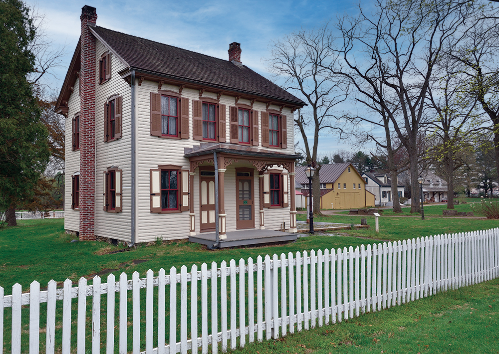 Henry and George Landis moved into this house in 1879, when they were teenagers, and it would remain the family’s residence throughout the brothers’ lives. It still stands on the museum grounds. Pennsylvania Historical & Museum Commission