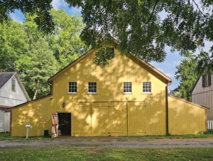 The brothers began storing their collections in this building, which they called the “Implement Shed” but is known today as the Yellow Barn. Landis Valley Village & Farm Museum, Pennsylvania Historical & Museum Commission