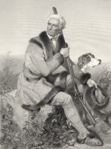 Legends and stories about Pennsylvania-born pioneer Daniel Boone and his exploration and settlement of Kentucky typically portray him with his trusty long rifle. Wikimedia Commons