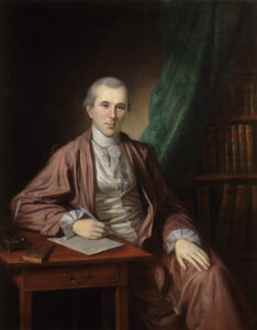 Physician and advocate for American independence Benjamin Rush encouraged Paine to write Common Sense. Charles Willson Peale (1741–1827) painted this portrait of Rush in 1783. Winterthur Museum, Garden & Library (Gift of Mrs. Julia B. Henry)