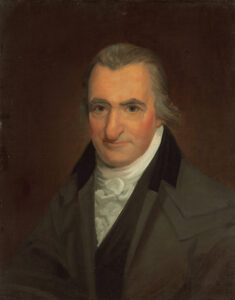Thomas Paine spent his final years in America. This circa 1806 oil-on-canvas painting by John Wesley Jarvis (1780–1840) is the only original portrait of Paine executed in America. National Gallery of Art (Gift of Marian B. Maurice)