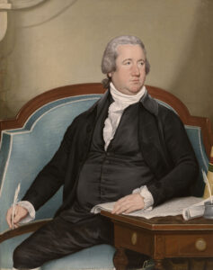 Frederick Muhlenberg was serving as the first speaker of the U.S. House Representatives when his portrait was painted by Joseph Wright in 1790. National Portrait Gallery, Smithsonian Institution