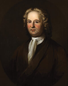 James Logan, here in a portrait by Thomas Sully, served as Susanna Wright’s primary mentor from as early as 1718, when she was 21, until Logan died in 1751. Library Company of Philadelphia